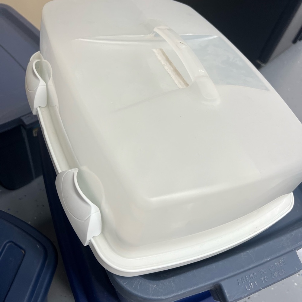 White Food Storage Container